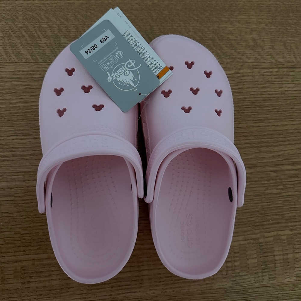 Light Pink Mickey Crocs - Disney Parks